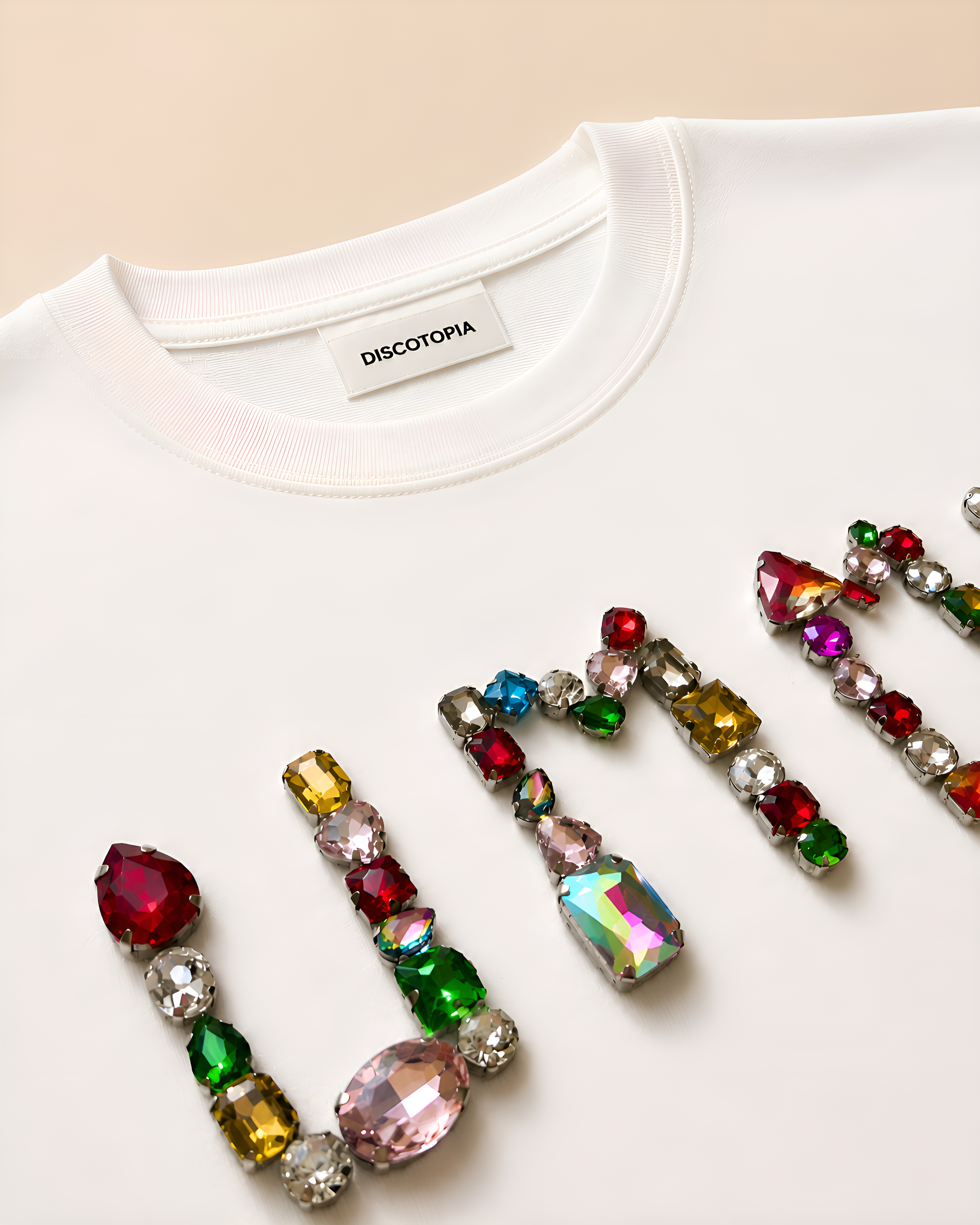 SUMMER - Crop top à strass