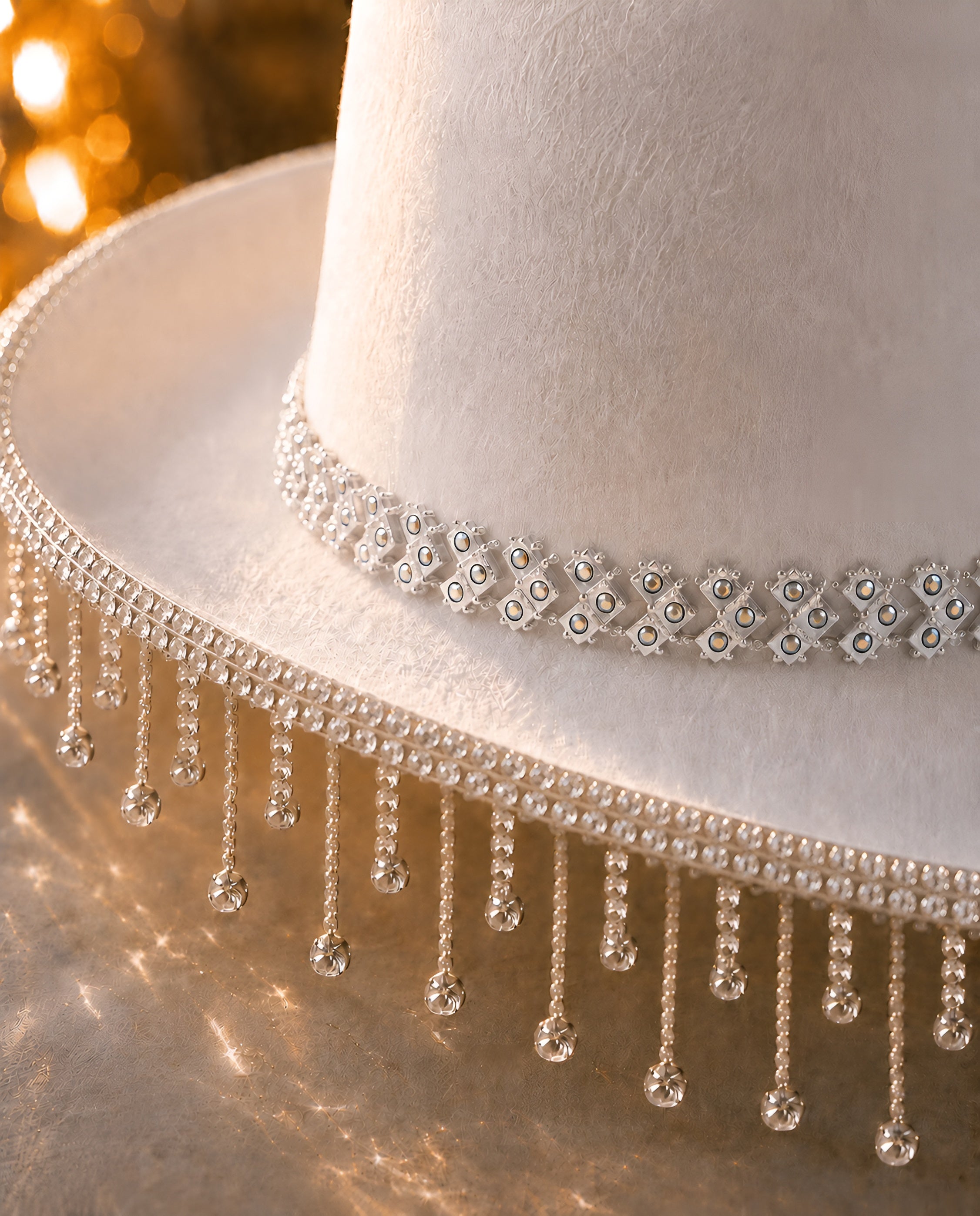 CRYSTAL RIDER - Chapeau cowboy à strass