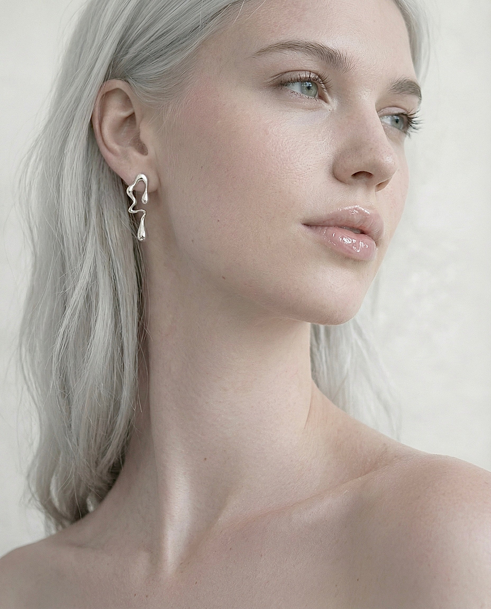 IRIS WAVE - Boucles d'oreilles
